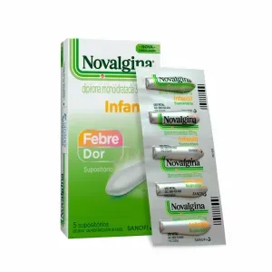 Novalgina 300mg Supositório 5 Unidades