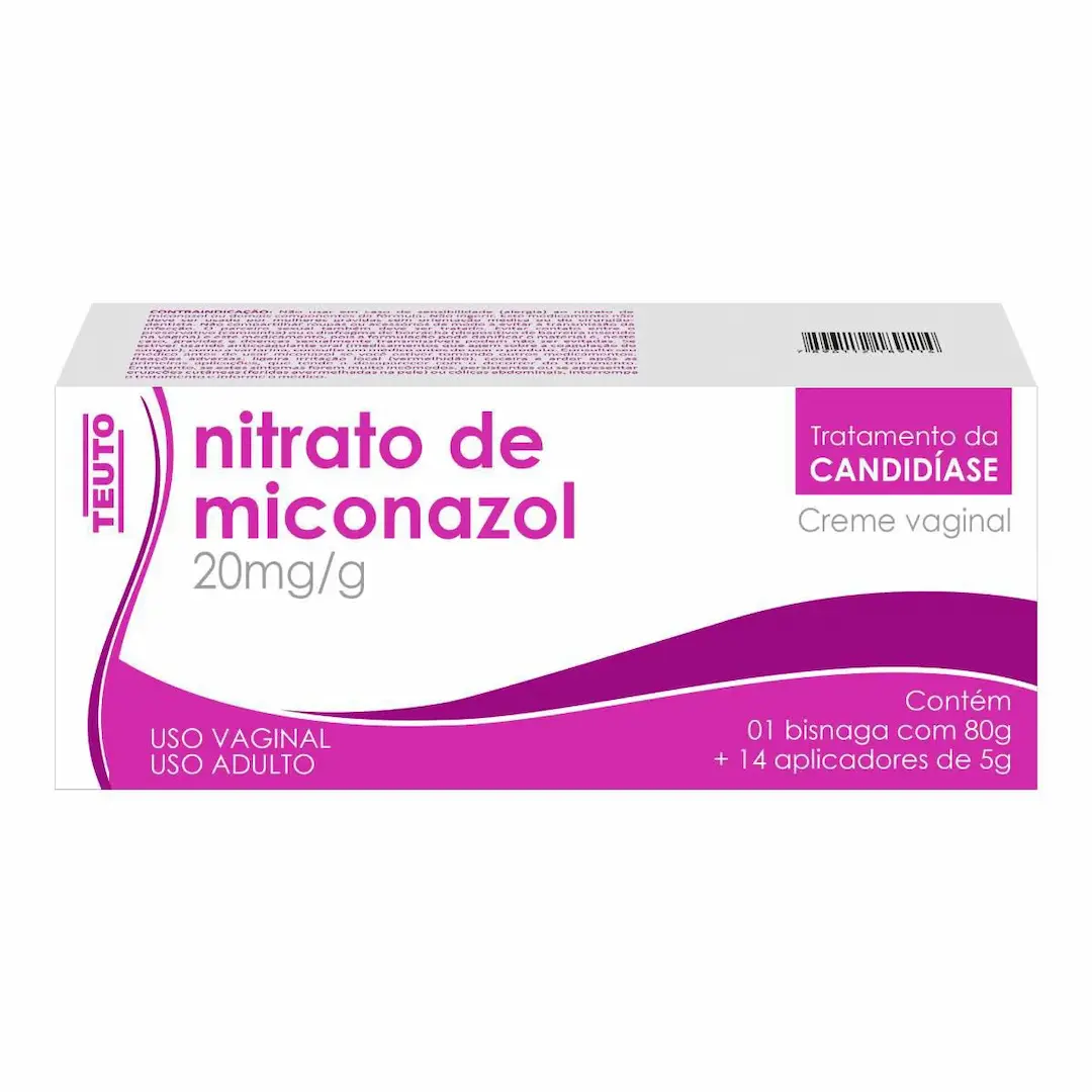 Nitrato De Miconazol Creme Ginecológico 80g Teuto - PromoFarma