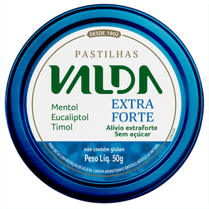 Pastilha Valda Extra Forte 50g