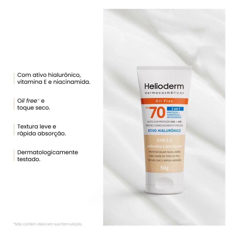 Protetor-Solar-Facial-Helioderm-Fps-70-Ativo-Hialuronico-Bege-Claro-50g-1108785--2-