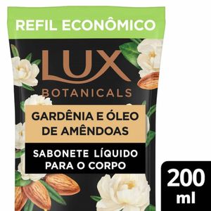 Refil Sabonete Líquido Lux Botanicals Gardênia E Óleo De Amêndoas 200ml