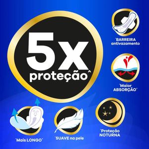 Absorvente Always Noites Tranquilas Cobertura Suave Xg Com Abas 26 Unidades