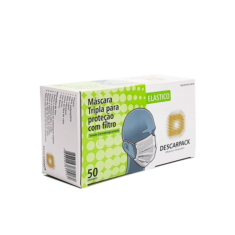 Mascara-Cirurgica-Tripla-Protecao-Com-Elastico-Descarpack-50-Unidades-1063780--1-