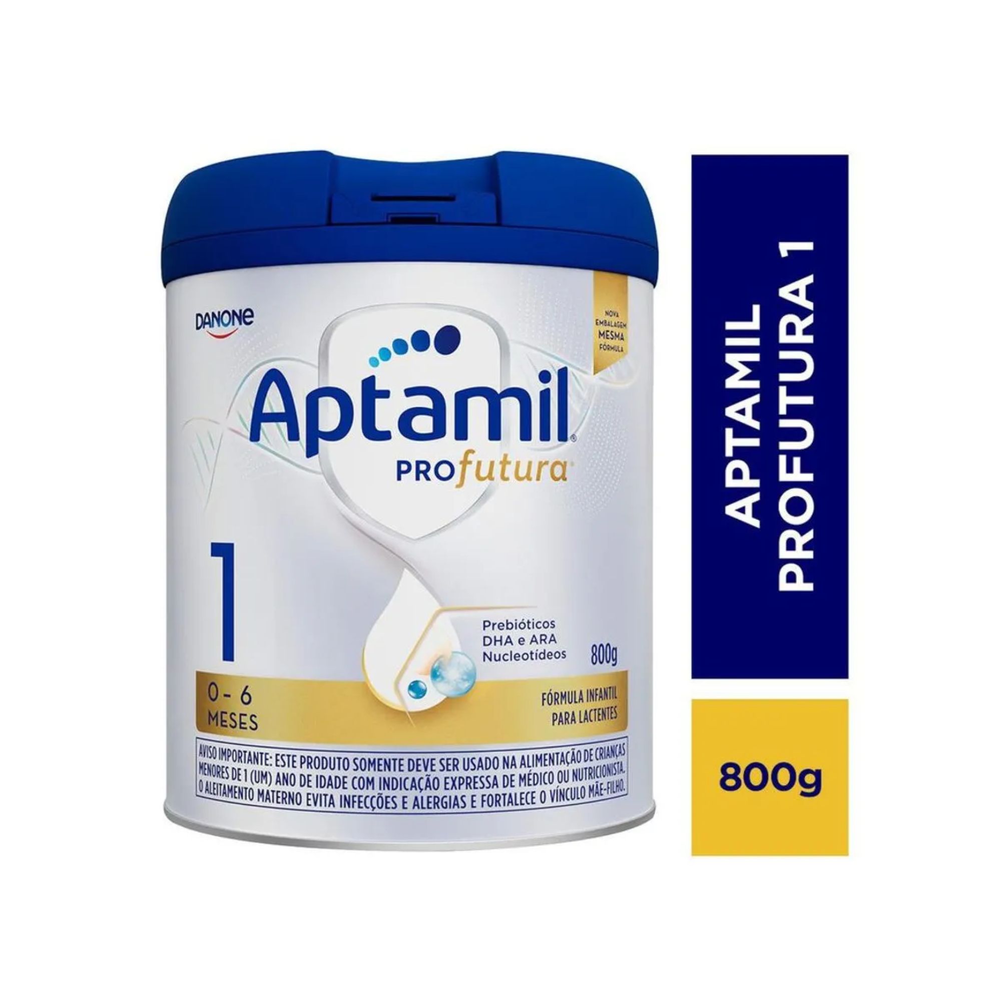 Fórmula Infantil Aptamil Profutura 1 Gold Danone 0 A 6 Meses 800g ...