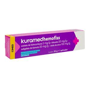 Pomada Kuramed Hemofiss 30g Com 10 Aplicadores
