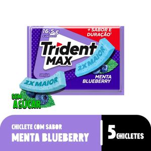 Trident Menta Blueberry 5 Unidades