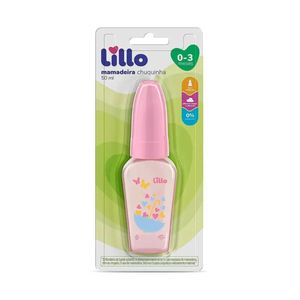Mamadeira Chuquinha Lillo Tamanho 1 Rosa 50ml