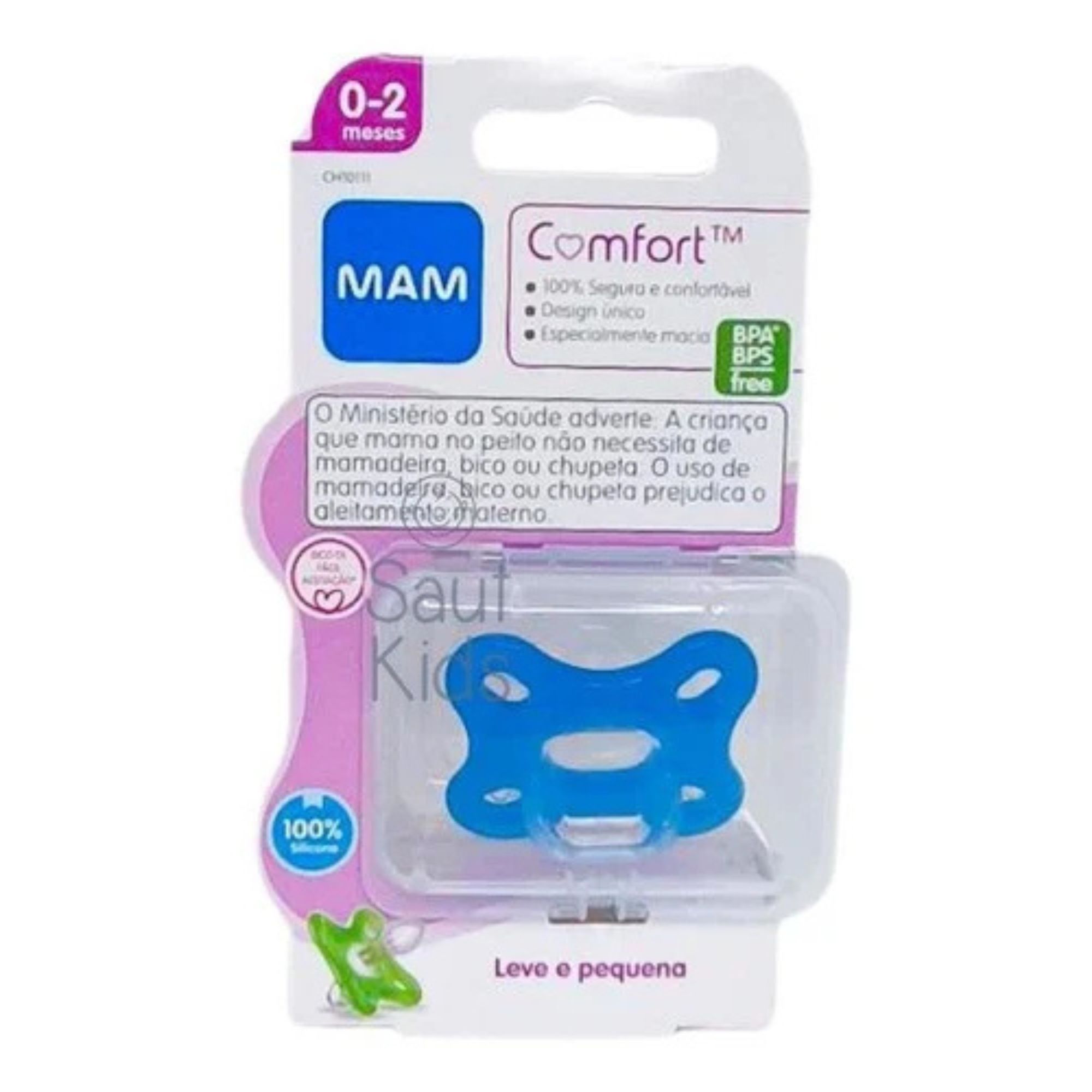 Chupeta Recém Nascidos Comfort 100% Silicone 0-2m MAM