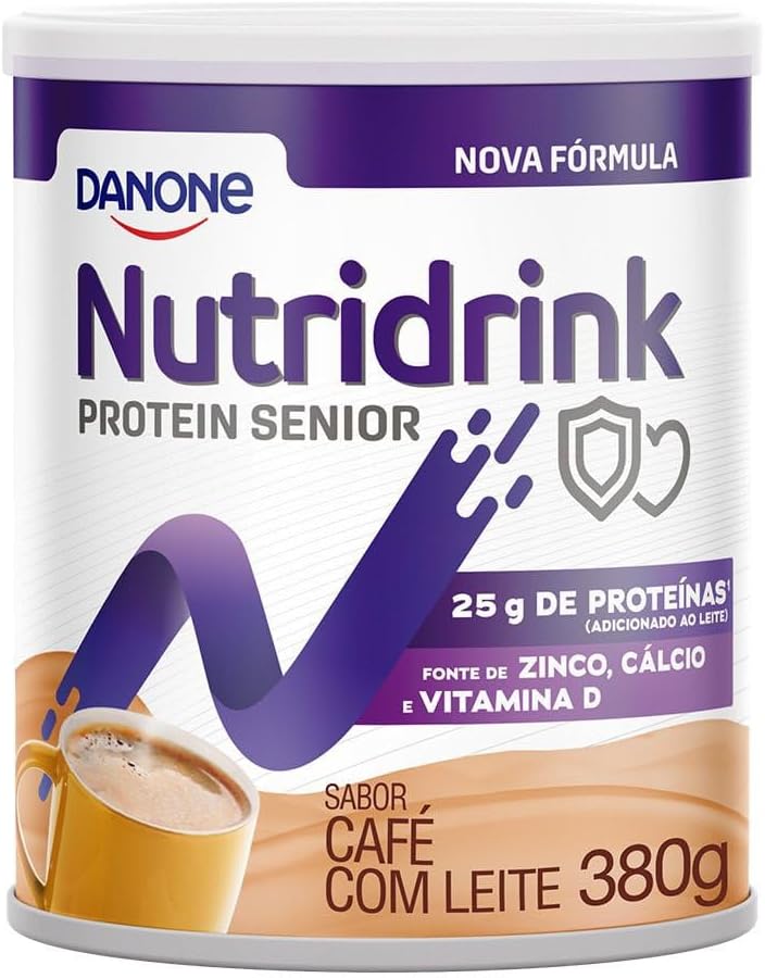 Suplemento Alimentar Nutridrink Protein Senior Pó Sabor Café Com Leite 750g