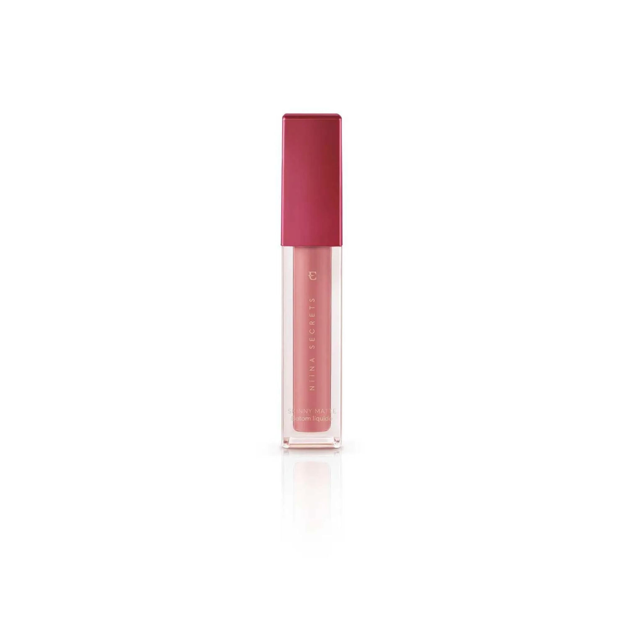 Batom Líquido Niina Secrets Skinny Matte Rose Gardênia 5ml - PromoFarma