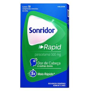 Sonridor Rapid Paracetamol 500mg 10 Comprimidos
