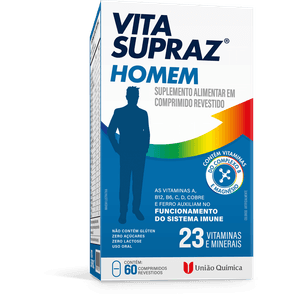 Polivitamínico Vita Supraz Homem 60 Comprimidos
