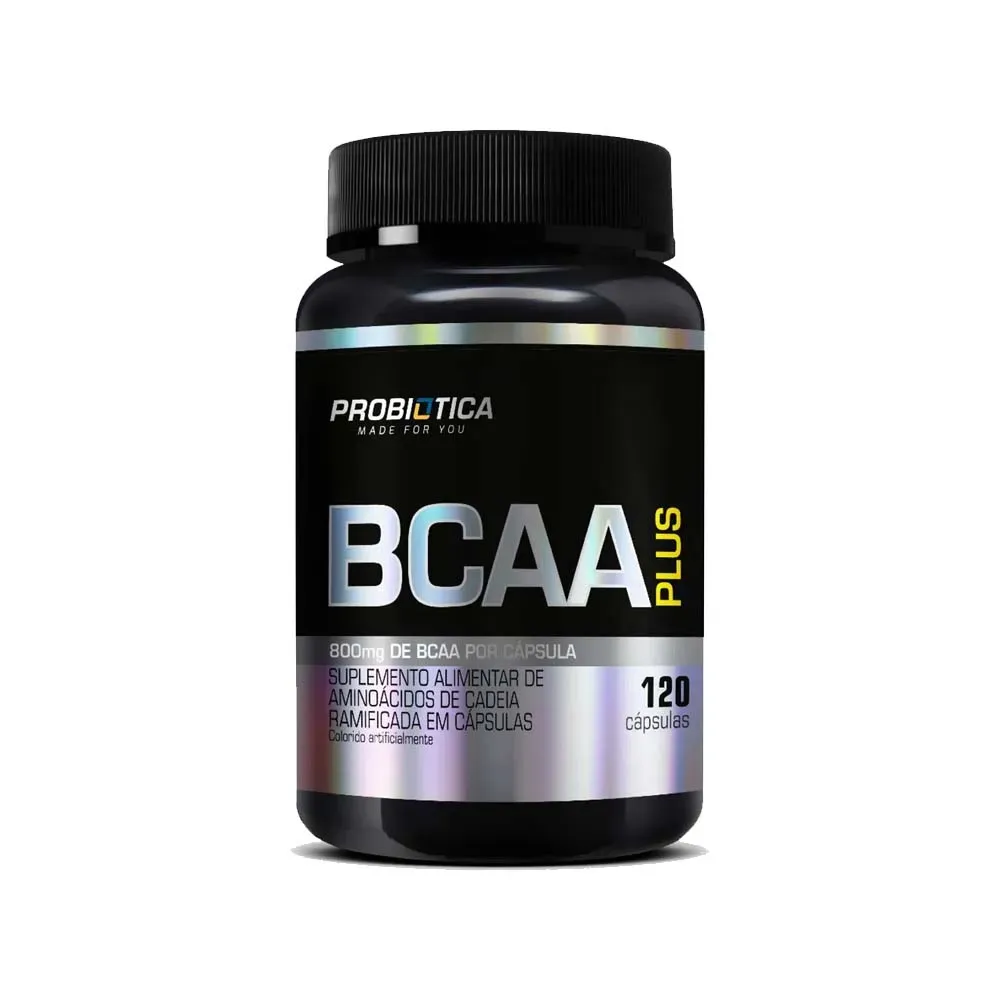 Bcaa Plus Probiótica 120 Cápsulas - PromoFarma