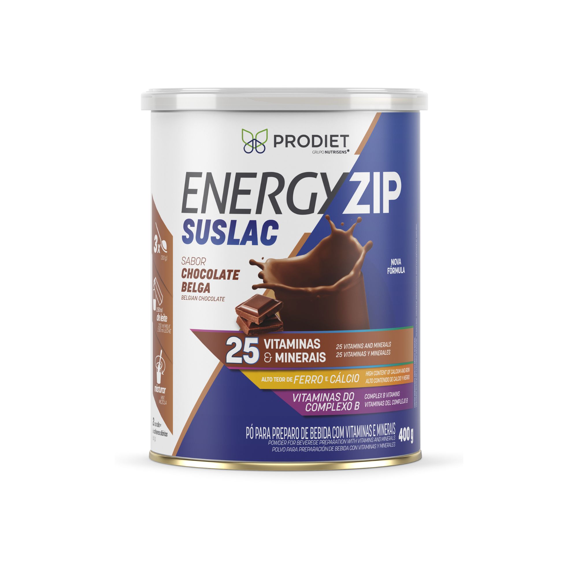 Energyzip Suslac Chocolate 400g