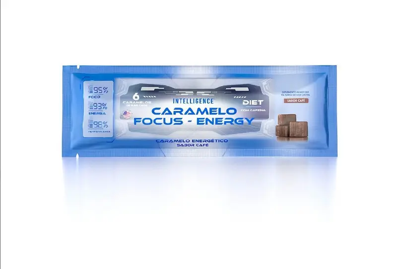 Suplemento Alimentar Intelligence Caramelo Focus Energy Sabor Café 1 Sachê