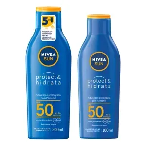 Kit Protetor Solar Nivea Protect&bronze Fps50 200ml + Protect&bronze 100ml