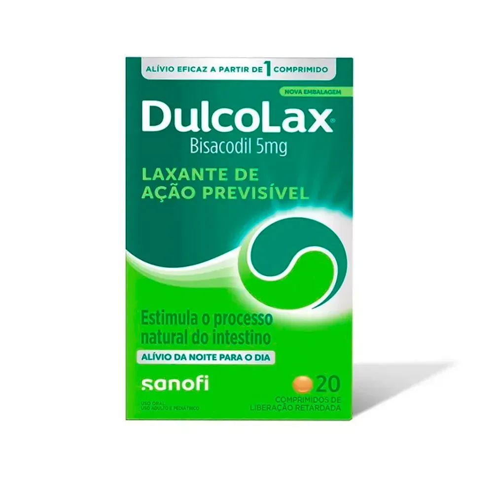 Dulcolax 5mg 20 Comprimidos Revestidos - PromoFarma