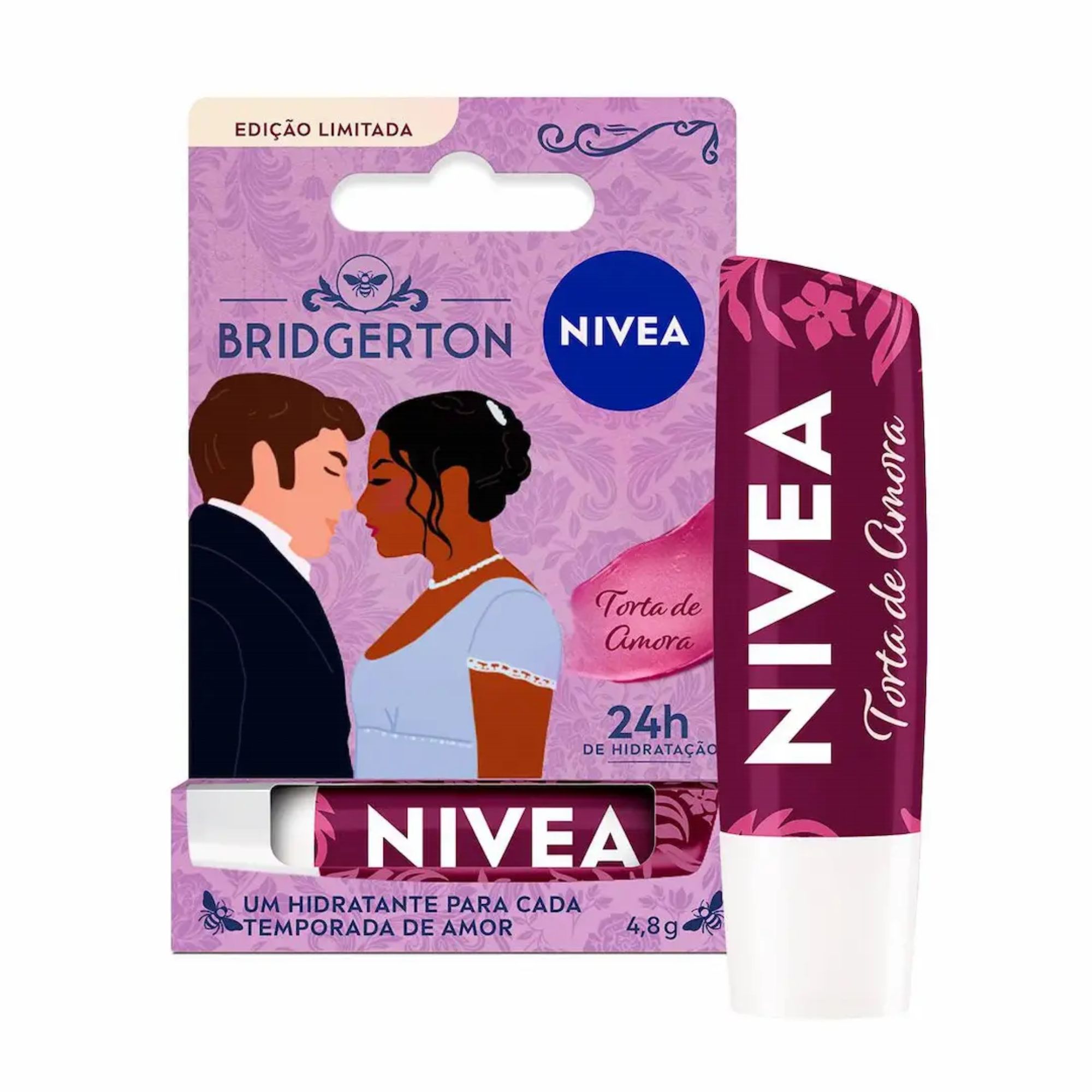 Hidratante Labial Nivea Bridgerton Torta De Amora 4,8g