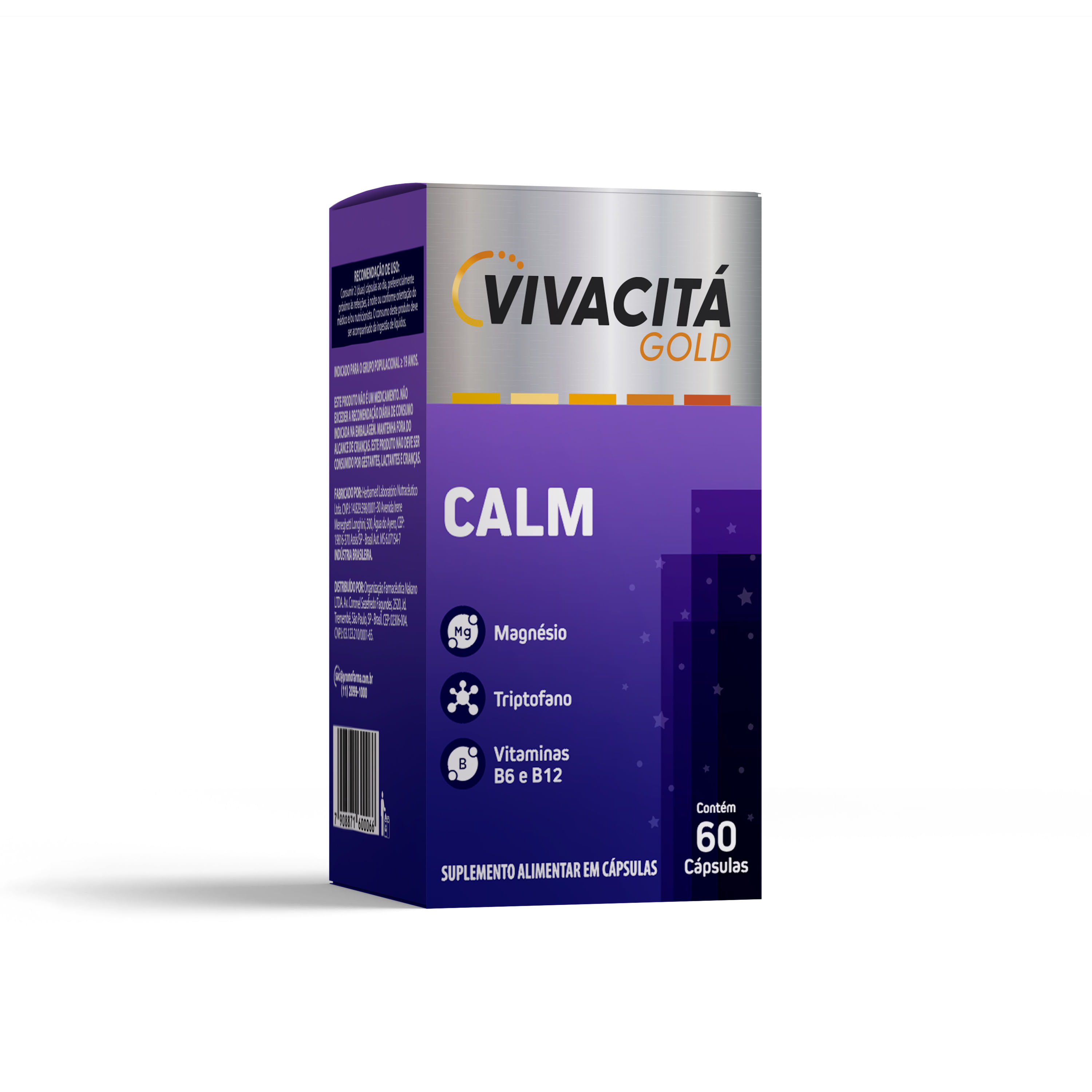 Calm Vivacitá Gold 60 Cápsulas - PromoFarma