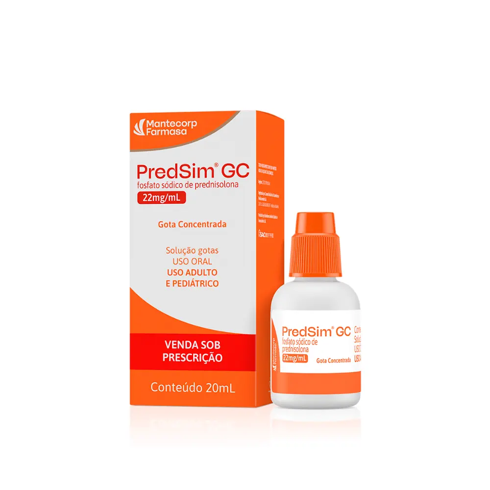 Predsim Gc 22mg/ml Solução Em Gotas 20ml - PromoFarma